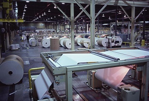 融創電磁流量計經過多次標定測試成功運用到造紙廠