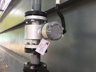融創電磁流量計被安裝到廈門集裝箱碼頭污水處理站