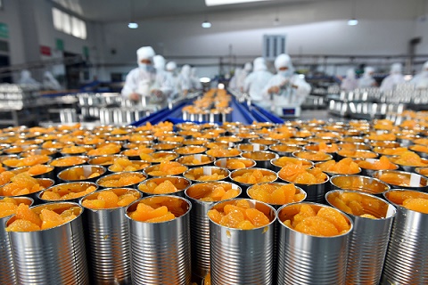 嶸創與年產3萬噸以上的罐頭食品廠合作多臺蒸汽流量計